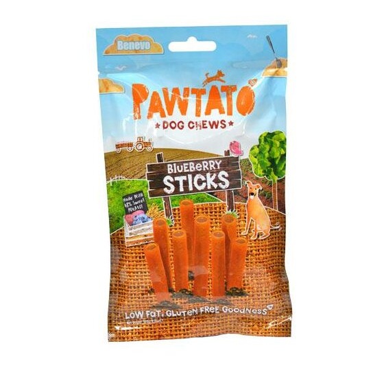 Pawtato žvýkací pamlsky s borůvkami 120 g