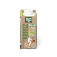 Nápoj rýžový s kakaem Bio 200ml Naturgreen Nápoj rýžový s kakaem Bio 200ml Naturgreen