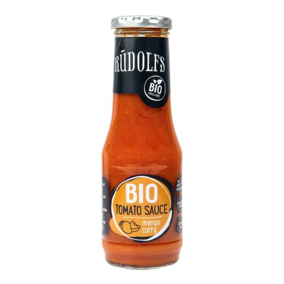Omáčka rajčatová s mangem a kari Bio 300g Rúdolfs