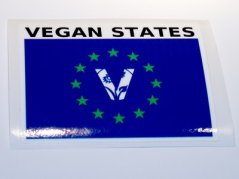 VEGAN STATES samolepka