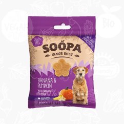Zdravé pamlsky Senior -  Banán, Dýně a Lněné semínko 100 g Soopa