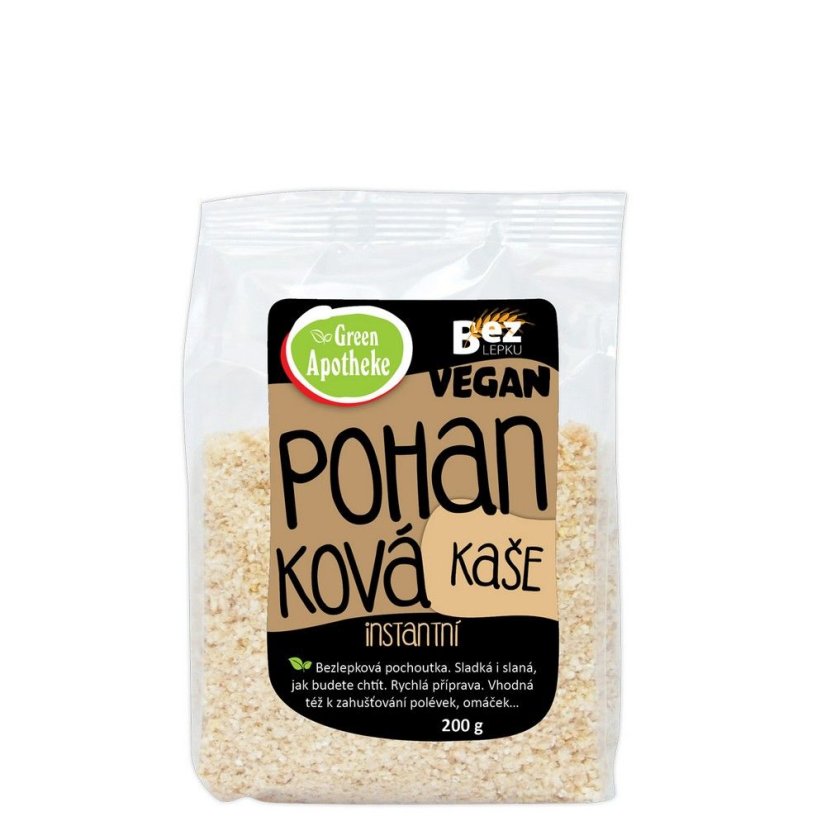 Instant gluten-free buckwheat porridge 200g Green Apotheke