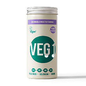 VEG1 černý rybíz - 180 multivitamínových tablet s vitamínem B12