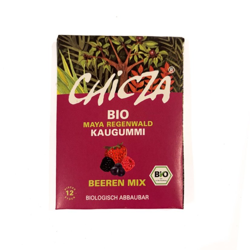 Žvýkačky Berry mix Bio 30 g Chicza