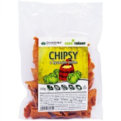 Chipsy hrachové s kysaným zelím 100g Damodara