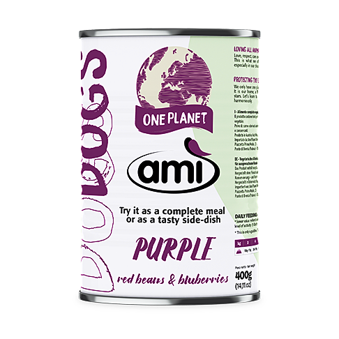 Ami Dog Purple 400 g - complete vegan dog wet meal