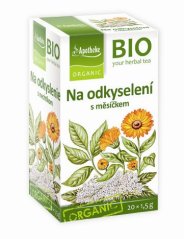 Čaj Na odkyselení s měsíčkem Bio Apotheke - EXP 30/6/2025