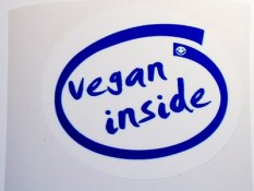 Vegan Inside samolepka