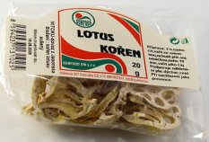 Lotus kořen sušený 20g Sunfood