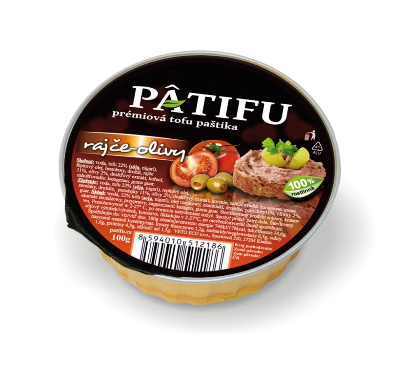 PATIFU paradajka–olivy 100 g