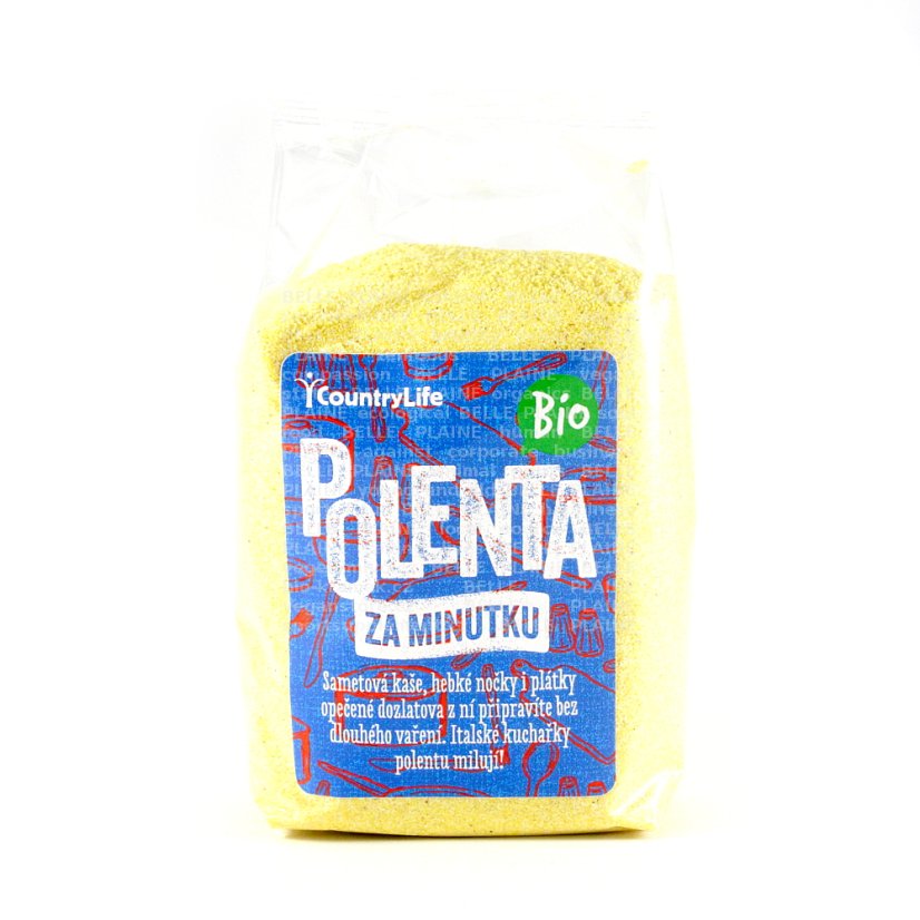 Polenta instantní  Bio 400g Country Life - EXP 10/2024