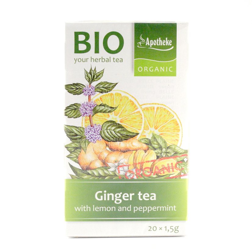 Čaj Zázvorový s citrónom a mätou Bio Apotheke