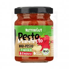 Pesto Paprika s kešu Bio 120 g Rettergut