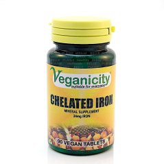 Vegan chelated iron 90tbl Veganicity