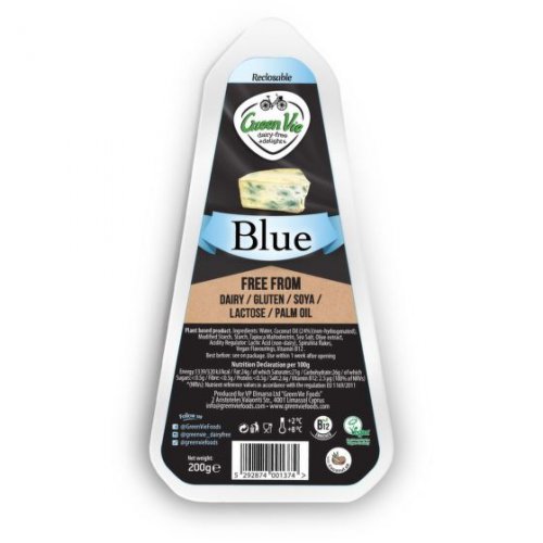 Vegánska alternatíva syra s modrou plesňou 200 g GreenVie
