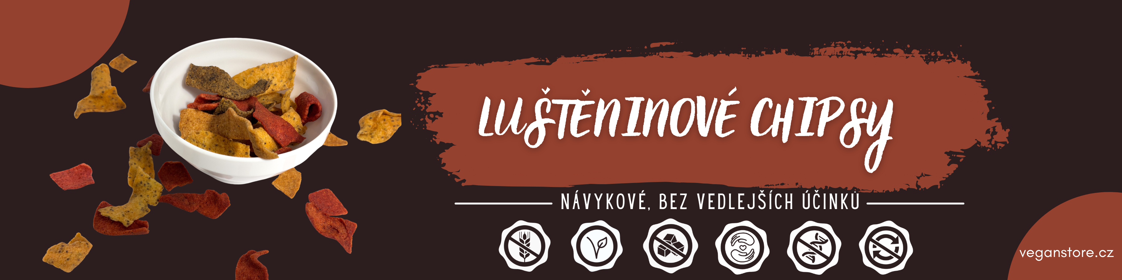 Chutné, ručně vyráběné luštěninové chipsy.