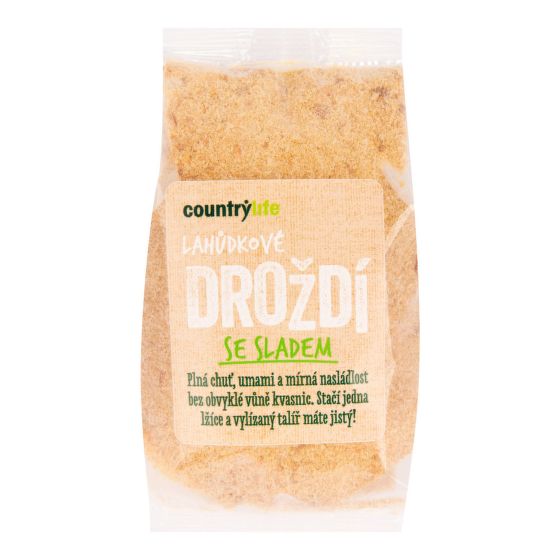 Lahůdkové droždí se sladem  150g Country life