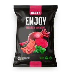 Chipsy bramborové s červenou řepou a mátou 40g Enjoy