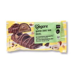 Tyčinka oplatková s lískooříškovou náplní a čokoládovou polevou Bio 30 g Veganz