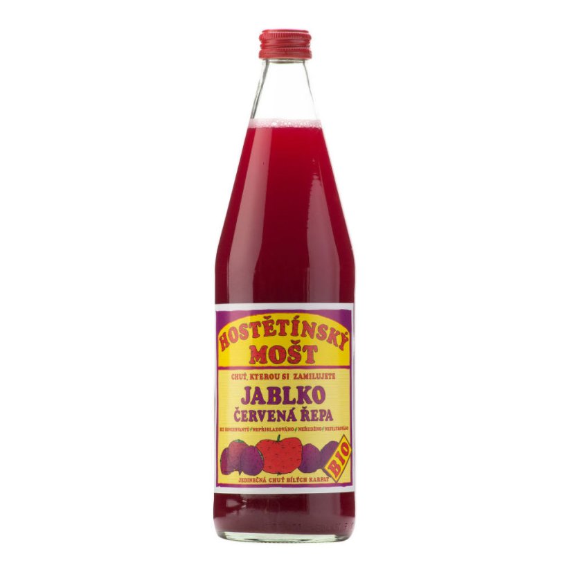 Apple cider with beetroot Bio 750ml Mostárna Hostětín
