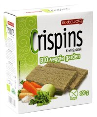 Chlebíček Veggie garden Bio 100g Crispins