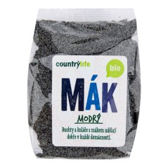 Mák modrý Bio 250g Country life - EXP 31/1/2025