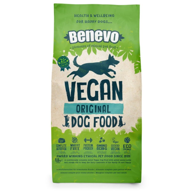 Benevo Dog Adult Original 1,8 kg - vegánské krmivo - granule pre psy