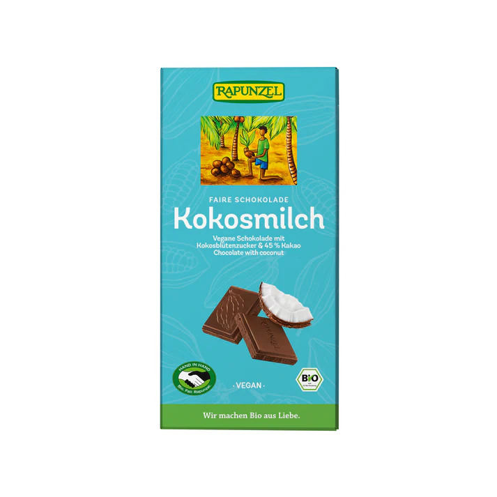 Čokoláda Kokosové mlieko 80 g BIO Rapunzel