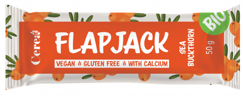 Flapjack bezlepkový rakytník 50 g Cerea