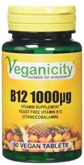 Vegan B12 1000 µg 90 tbl Veganita
