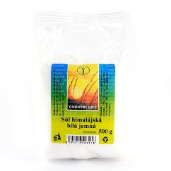 Soľ himalájska biela jemne mletá 500g Country Life