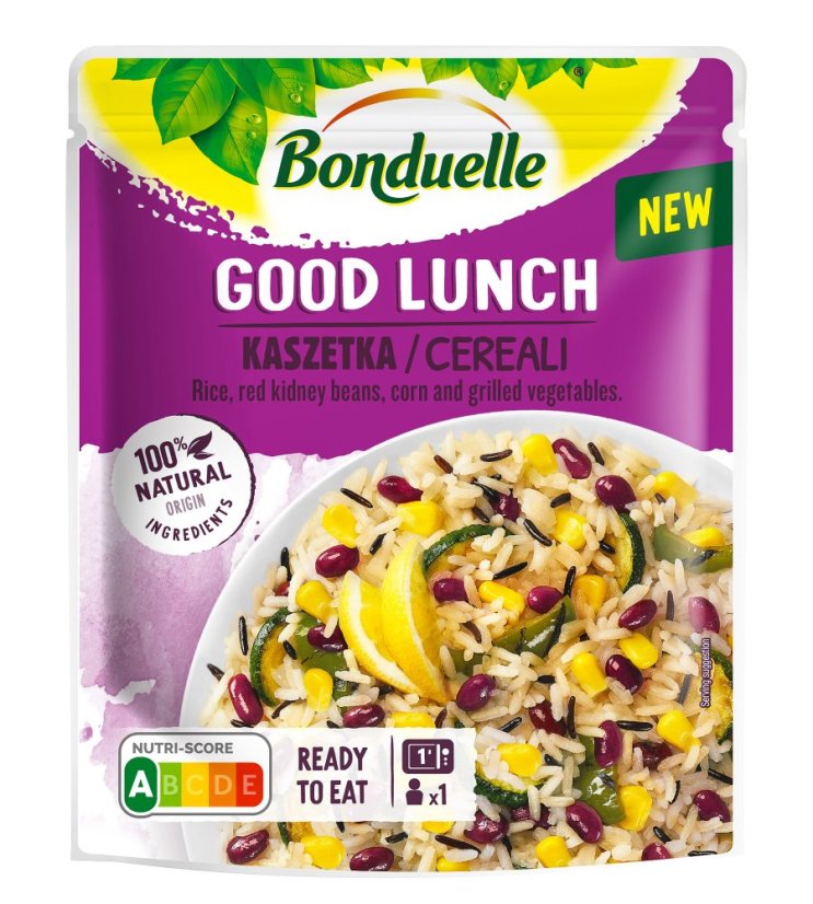 Good lunch s rýží, fazolí a grilovanou zeleninou 250 g Bonduelle