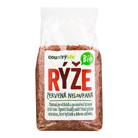 Rýže červená natural  Bio 500g Country life