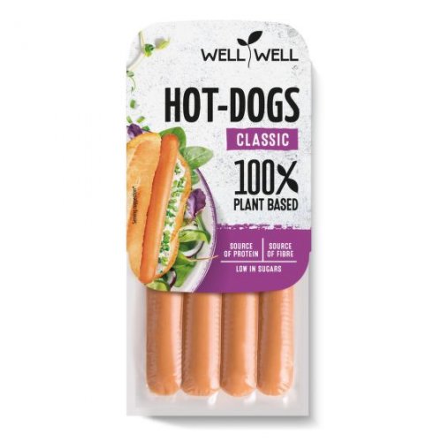 Párky Vegi Hot-Dogs Classic Well Well - Druh balení: karton 10 x 200g