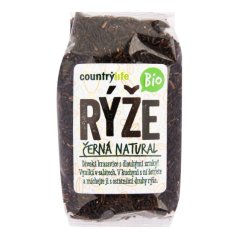 Rýže černá natural Bio 500g Country  - EXP 09/05/2026