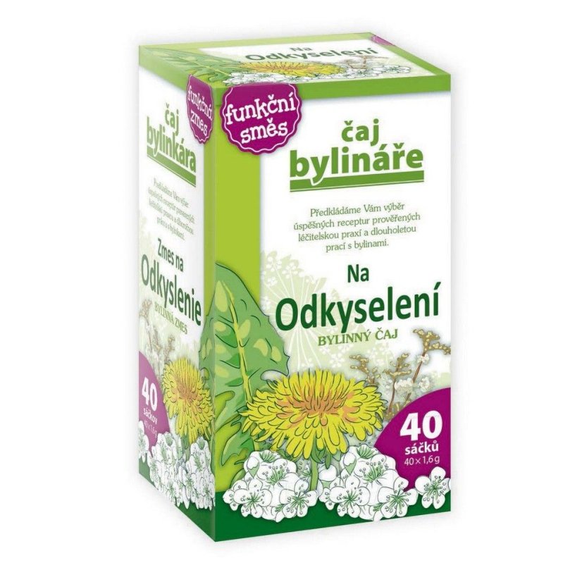 Čaj Na odkyselení organismu 40x 1,6 g Bylinář