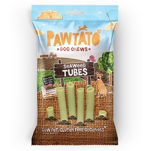 Pawtato žvýkací pamlsky pro psy s mořskou řasou 90g