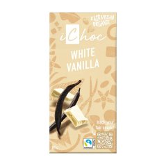 Čokoláda White Vanilla Bio 80g iChoc