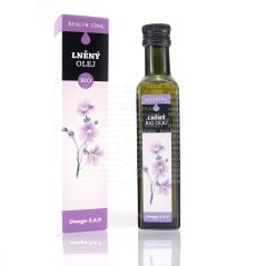 Olej lněný panenský Bio 250ml Health Link