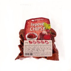 hrachové chipsy s červenou řepou
