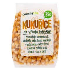 Kukuřice na výrobu popcornu Bio 200g Country Life
