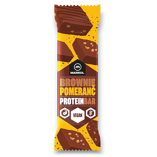 Tyčinka Protein Bar brownie a pomaranč 40 g Markol
