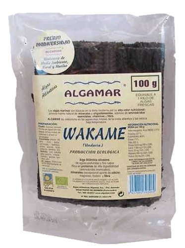 Wakame (Undaria) Bio 100g Algamar