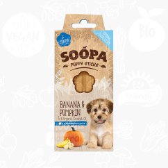 Banana & Pumpkin Dental Sticks for Puppies 100 g Soopa