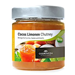 Čatní - chutney kokos a limetka Bio 225g Cosmoveda