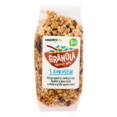 Granola - Křupavé müsli s kokosem Bio 350g Country life