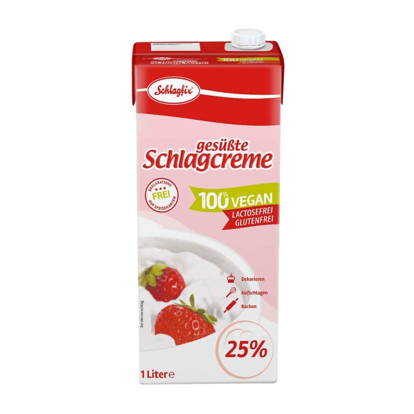 Šlehačka rostlinná sladká 1000 ml Schlagfix