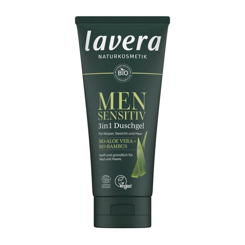 Sprchový gel 3v1 200 ml Lavera Men Sensitive