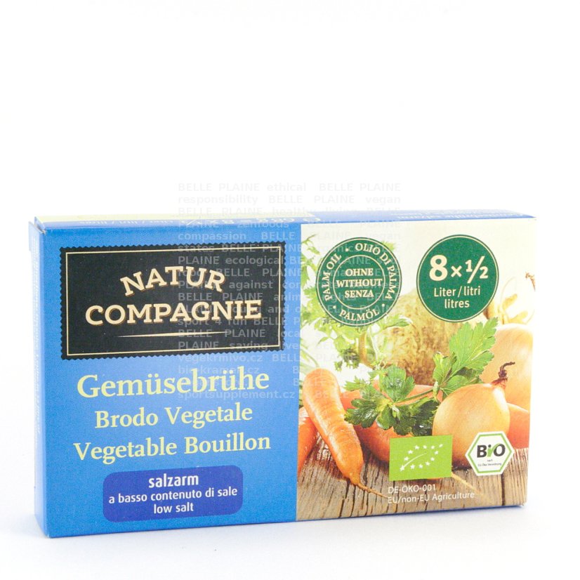 Bujon zeleninový kostky bez soli Bio 68g Natur Compagnie Bujon zeleninový kostky bez soli Bio 68g Natur Compagnie