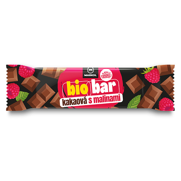 Bio Bar Cocoa & Raspberries 30 g Markol